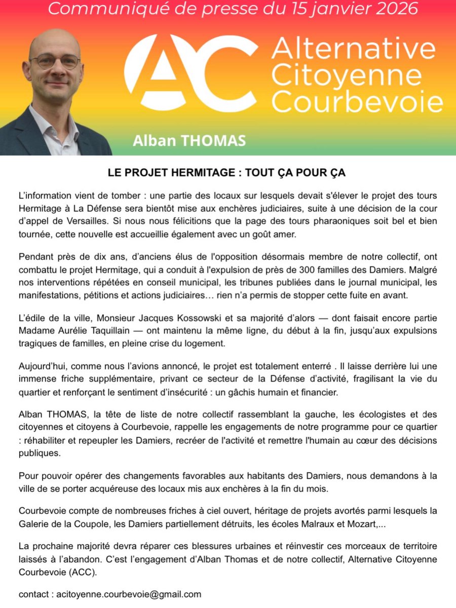 Tous Pour Courbevoie tweet media