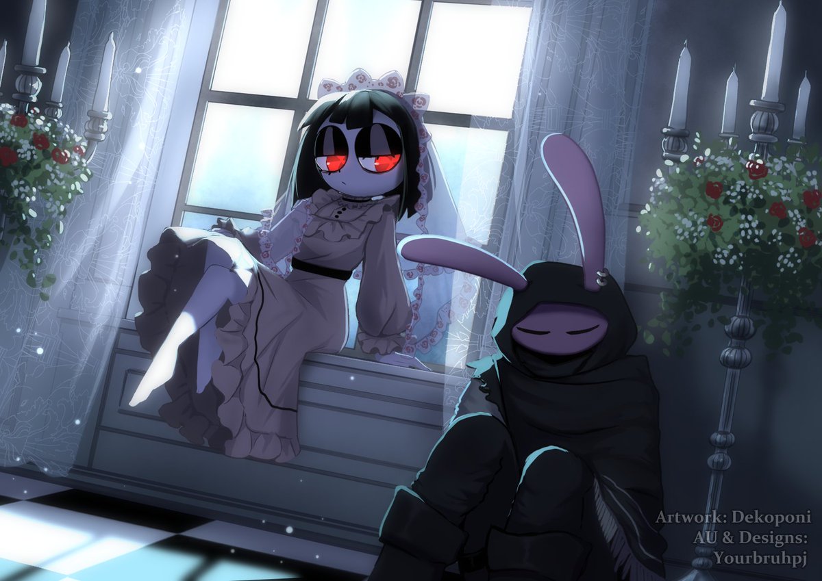 <a href="/yourbruhpj/">pj (commissions closed)</a>  AU Pomni and Jax because they're perfect 
#tadcfanart #tadcau #funnybunny