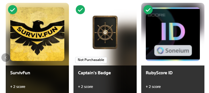 💚Soneium Season 6 Score Guide for all NFTs/Quests

✅Link - bit.ly/Soneium-GuideH…

💚Enjoy!