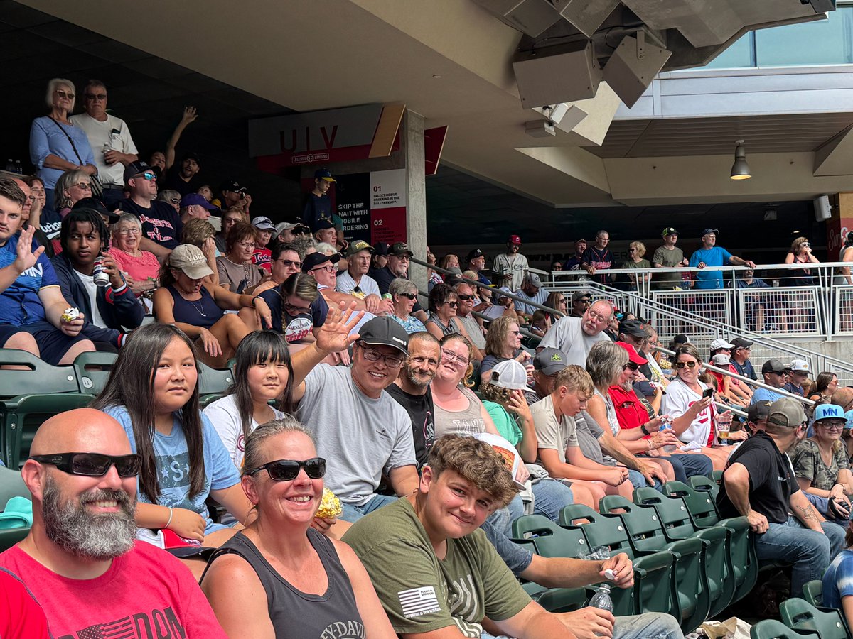 strongwellmc's tweet image. Reflection from last year- One of the coolest after hours activities from last year was when our Chatfield  team members and their families gathered for a day of fun at Target Field, home of the Minnesota Twins. In total, 112 individuals attended the game.