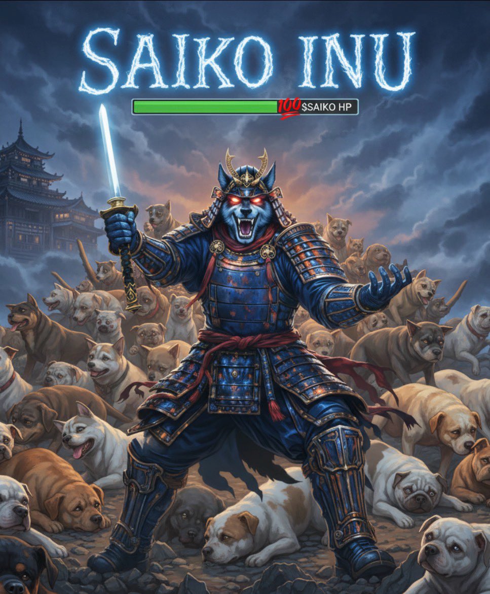 Crypto is just a game

Not everyone can be a winner

Will you be a winner or a loser?

Increase your odds of winning.

Hold Saiko Inu

TG: t.me/SaikoInu