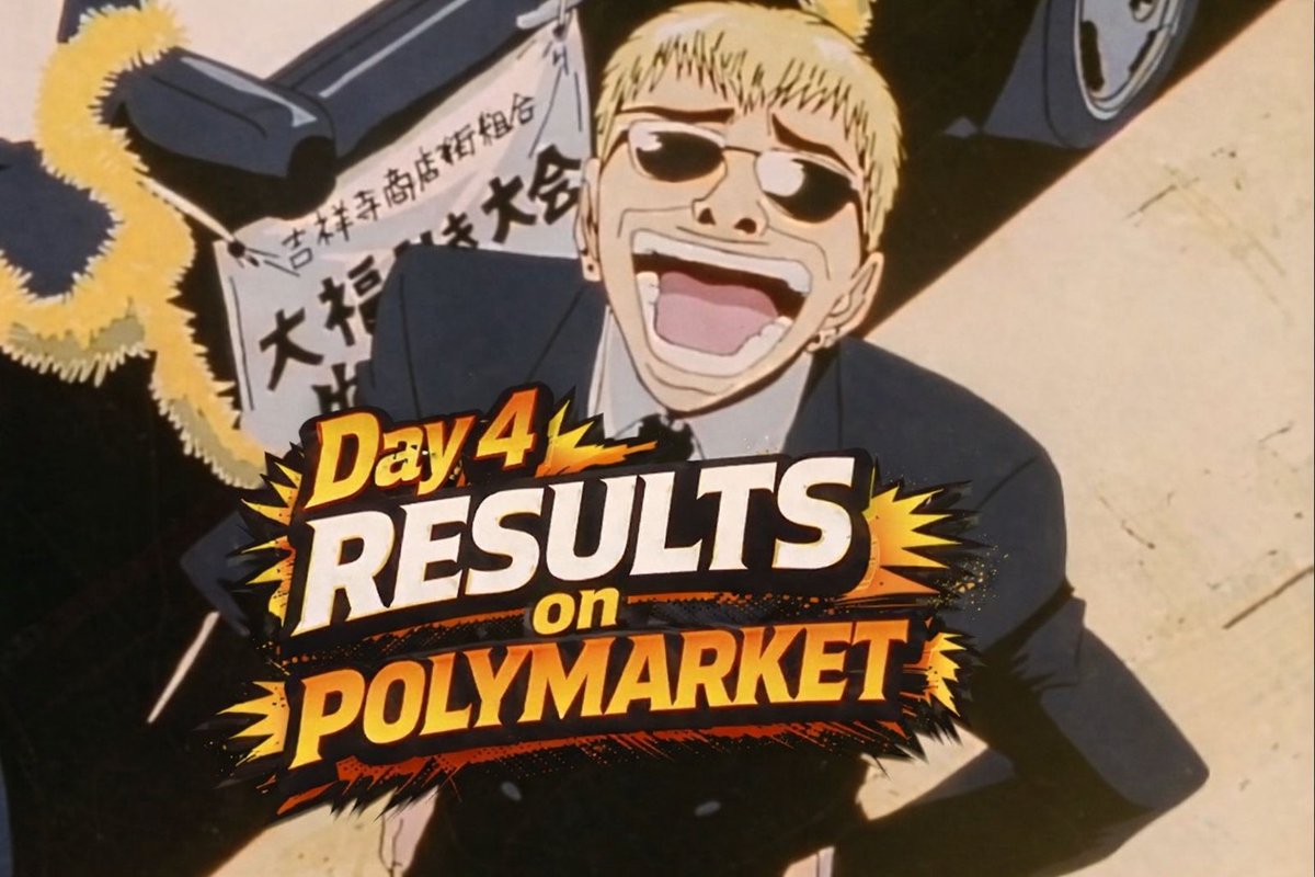 Day 4 results on <a href="/Polymarket/">Polymarket</a> 

CS2  - Blast bounty  TOP 32 

Ence > Parivision ❌
Sinners < Spirit ✅
BetBoom < Pain ✅
9INE < Furia ✅

Finished 3/1, solid day :] 

More to come later :]