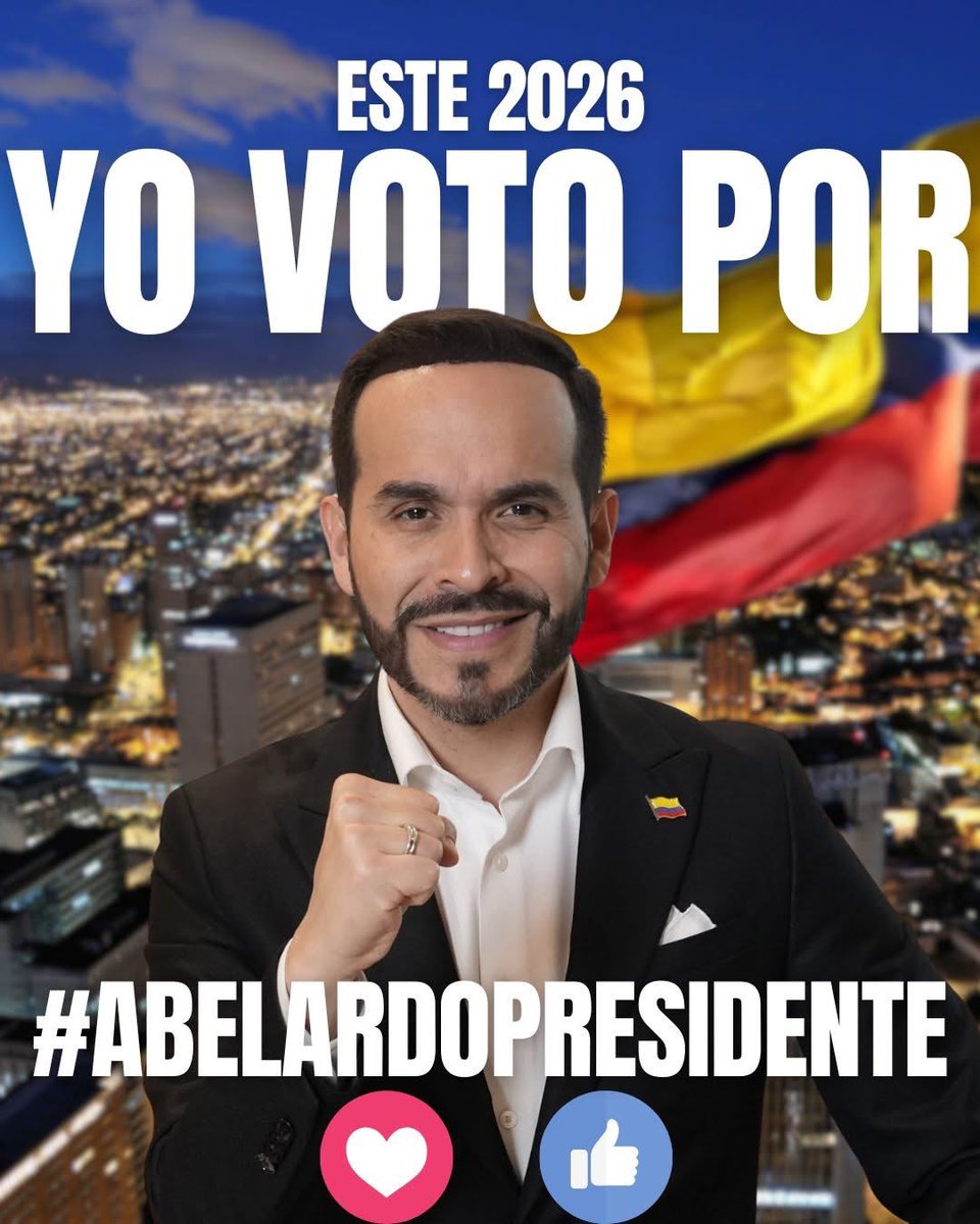 AyalaReyayala's tweet image. Abelardo PRESIDENTE 🇨🇴 
En Primera Vuelta!!!