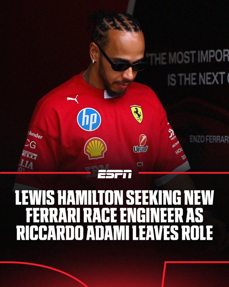Lewis Hamilton has made a significant change to his backroom staff after parting company with race engineer Riccardo Adami following one fractious season together at Ferrari.