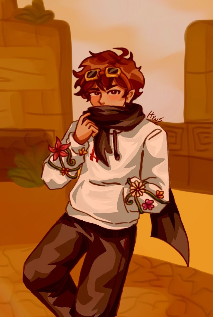 HXwbns's tweet image. Realmente no cambio nada, es casi igual a su skin de mc, pero me gusta el toque de las flores 🌷
#aquinofanart