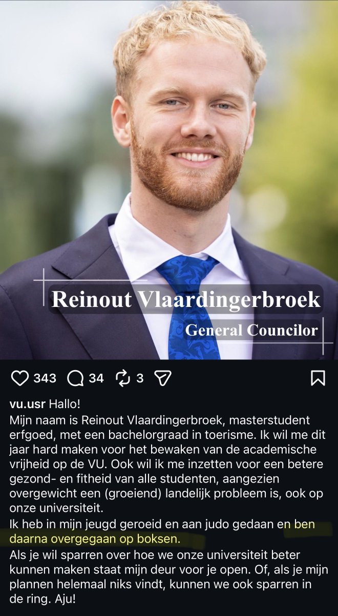 marcspeelman's tweet image. Reinout Vlaardingerbroek, de broer van de extreemrechtse racistische melkprinses uit de bekende muzikale familie V., is overgegaan op boksen, na het zingen van een nazi-lied.