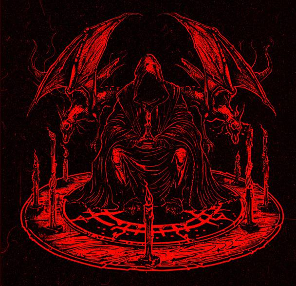 O Satan we praise Thee for Your Infernal deeds, We praise Thee for Thy matchless power, Thou from whom all Evil precedes, Let the Black Earth and Hell adore . . .

O Satan, Daimon of Darkness, Carry me through the Seventh Gate, Take me to the Regions of the Nine Hells. Let Thy