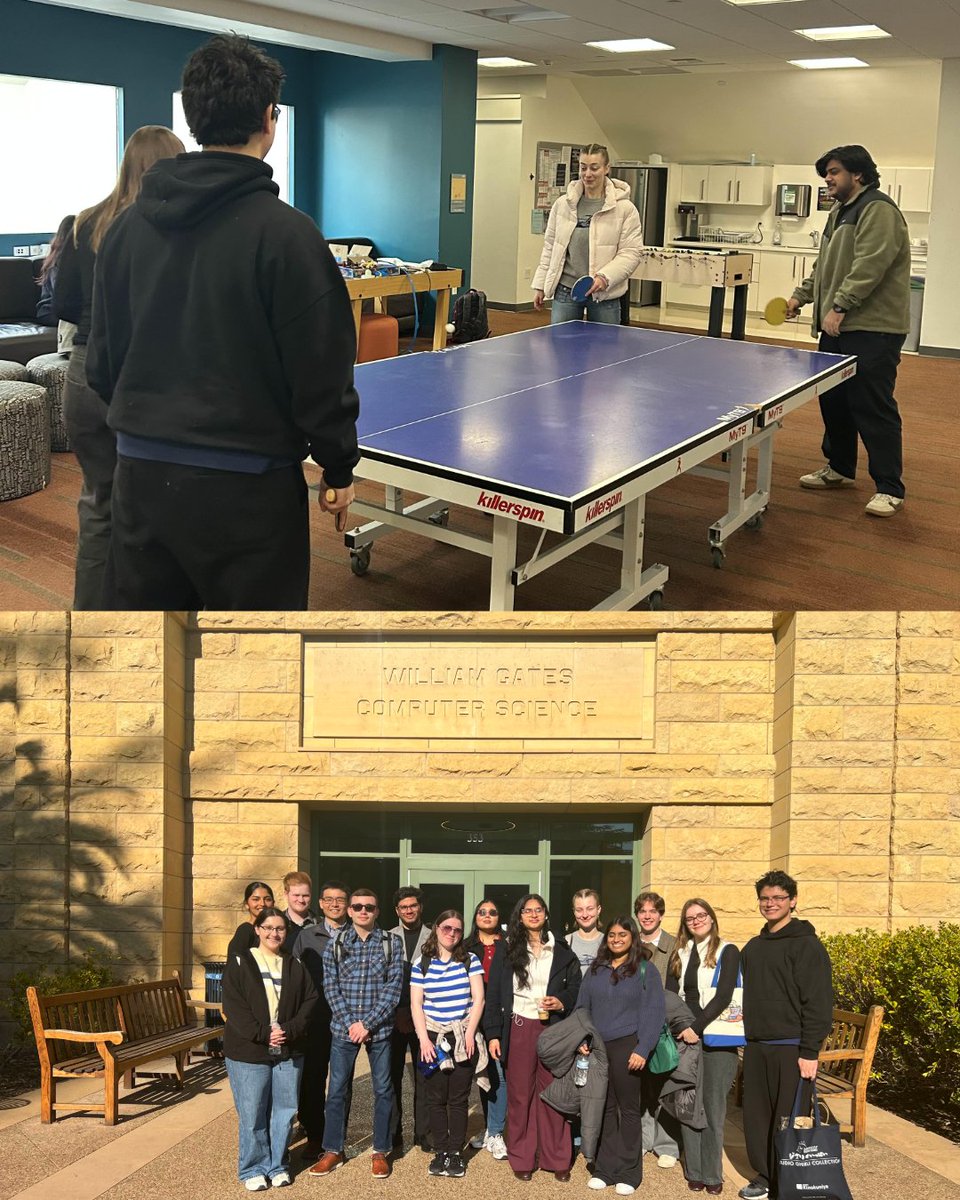 HofstraSEAS's tweet photo. Day 5️⃣ in Silicon Valley takes us to Stanford and Apple!

🏫 Students attended an Applied Machine Learning class.

🍎 At Apple, students networked with the Gift Card Team. https://t.co/L73YxYI5XC