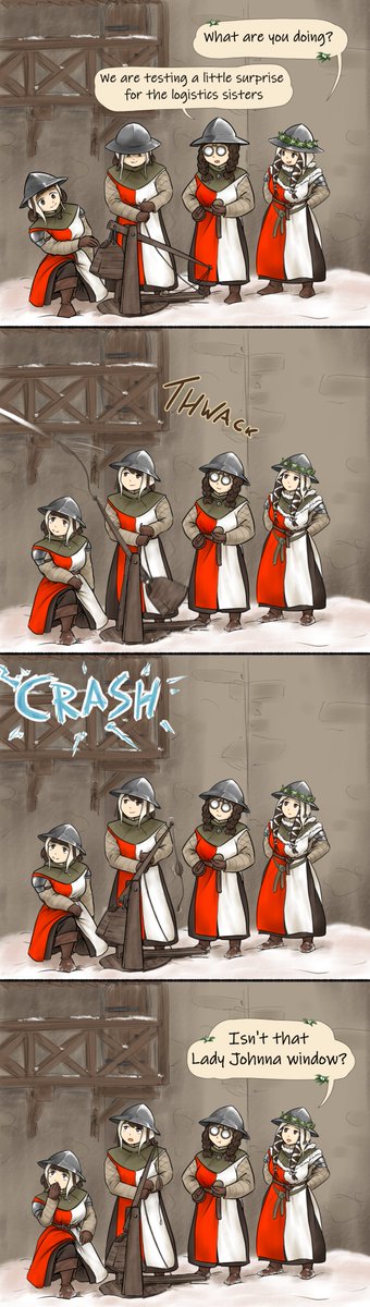 ARThunter_art's tweet image. Turf ball tests a few days before Christmas.

Sorry, @IronlilyS, I couldn't resist. I hope you won't be mad, or Lady Johnna. 😇😉