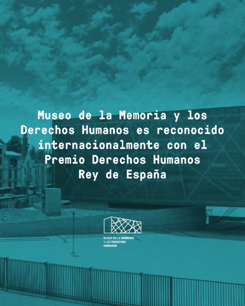 Un reconocimiento a todo el Museo 👏

El día de hoy se dio a conocer que nuestro Museo ha sido galardonado con el X Premio de Derechos Humanos Rey de España, entregado por <a href="/DefensorPuebloE/">Defensor del Pueblo</a> y la Universidad de Alcalá de Henares de Madrid (<a href="/UAHes/">Universidad Alcalá</a>). 

1/5