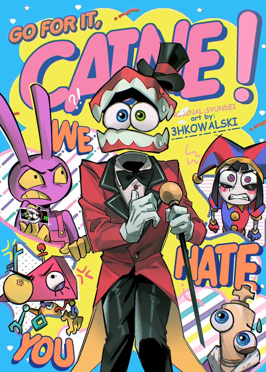 3HKowalski's tweet image. Be brave and go for it, Caine!
...Oh no, Everyone hates you now.
#tadc #TheAmazingDigitalCircus #Caine #Pomni #Zooble #Kinger #Jax