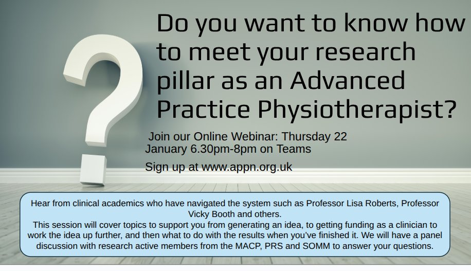 Advanced Practice Physiotherapy Network tweet media