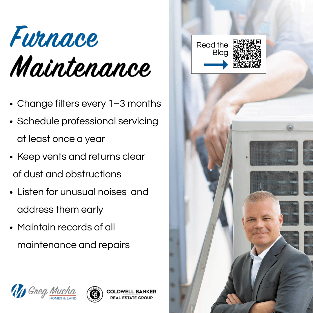 𝑭𝒖𝒓𝒏𝒂𝒄𝒆 𝑴𝒂𝒊𝒏𝒕𝒆𝒏𝒂𝒏𝒄𝒆 ‼ 
Regular furnace maintenance isn’t just about staying warm—it protects your investment, improves energy efficiency, and can even impact your home’s value when it’s time to sell.
🔥 Change filters every 1–3 months
🔥 Schedule professional