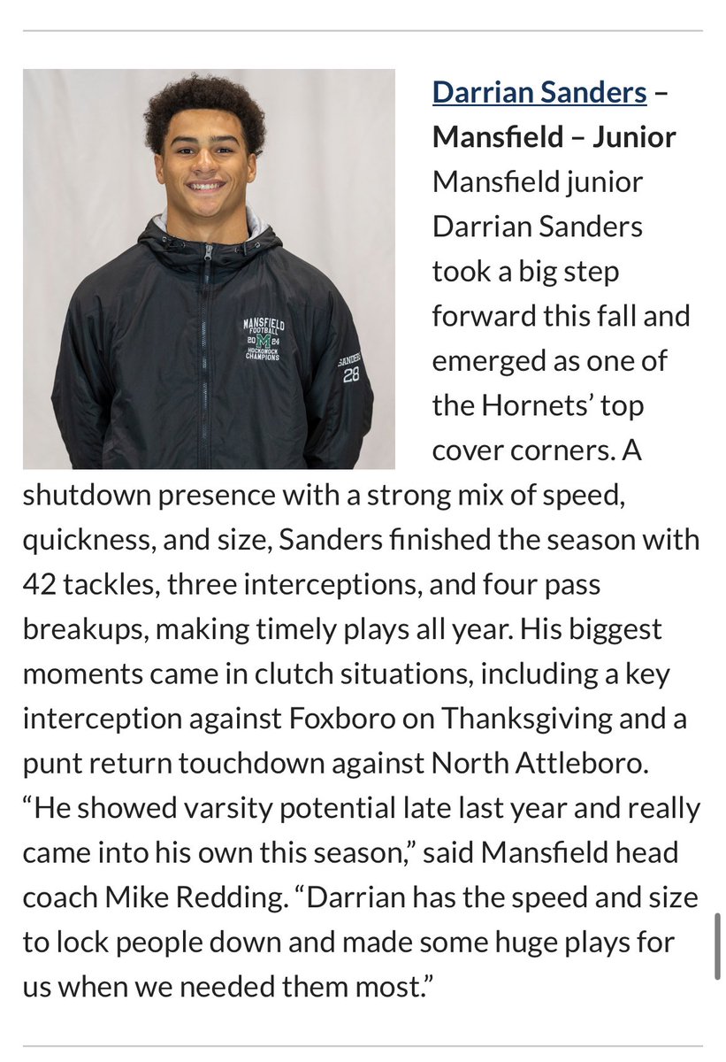 Thank you <a href="/HockomockSports/">HockomockSports</a> for the write up and recognition