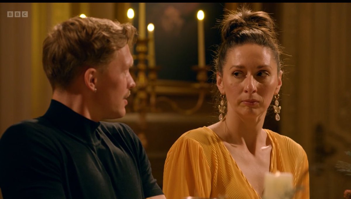 putasinghonit's tweet image. When you’re trying to be serious, but you take one look at your best mate and its all over #TheTraitors