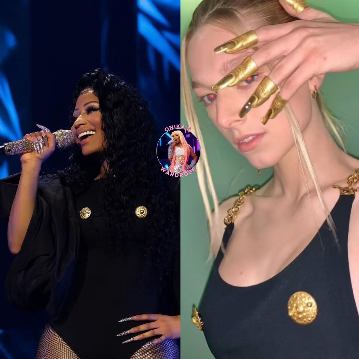 onikaswardrobe's tweet photo. Gag City Reloaded/ Pink Friday 2 World Tour: : 💕🦄
@NICKIMINAJ in a Custom @Schiaparelli F/W 23 inspired bodysuit
#nickiminaj
#fashion
#style
#barbie
#pf2wt
#trending https://t.co/ngnA9cqVSe