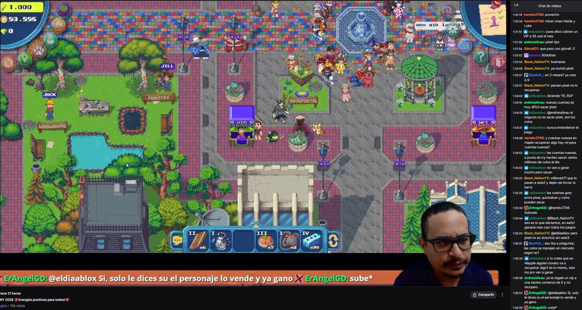 🙏16/01/2026 I still believe like the first day, Luke keeps pushing , Forget the economic factor, create a portal in Terravilla, where it sends us to a new world, and then we'll think about that. #TINY <a href="/whatslukedoing/">Luke Barwikowski 🚜</a>  <a href="/pixels_online/">Pixels</a>