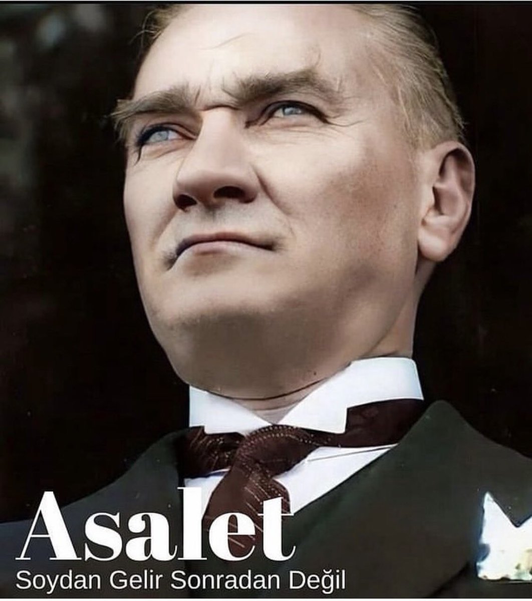 Gelmiş ama geçmeyecek tek dünya lideri Mustafa Kemal ATATÜRK 🇹🇷🇹🇷⚔️🇹🇷🇹🇷🇹🇷 
Bizler Sayılmayız parmak ile tükenmeyiz kırmak ile bir gider bin geliriz MUSTAFA KEMAL'in Askerleriyiz 🇹🇷 
👇👇👇👇👇👇👇
1️⃣