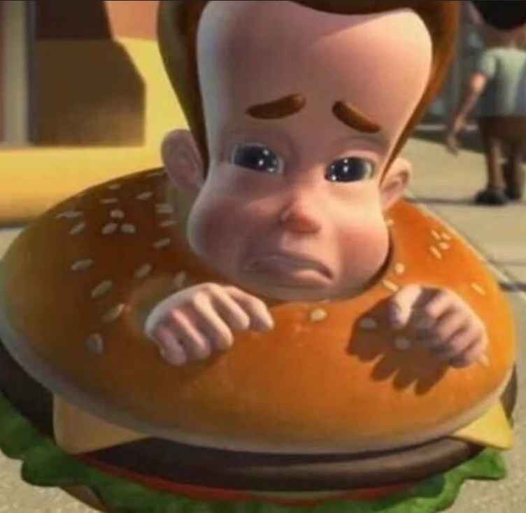 SpectaFunk's tweet image. I think we should all be putting Ness in the burger costume