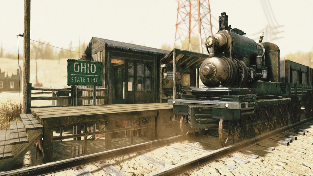 オハイオに田舎の小さな駅を作りました🚂

#Fallout76
#Fallout76camp
#フォールアウト