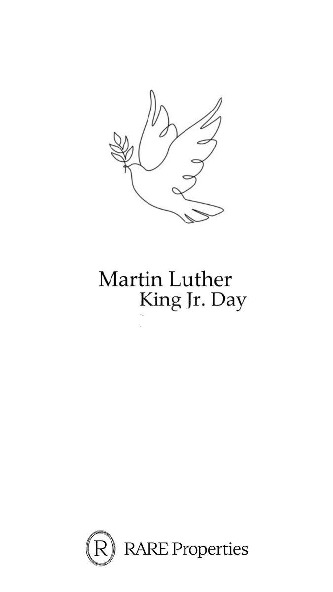 Rare Properties reflects on the legacy of Martin Luther King Jr. and his enduring work to build stronger, more inclusive communities. #MLKDay