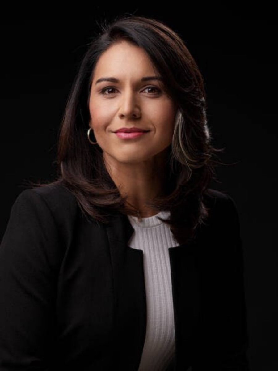 By a show of hands, who else supports DNI Tulsi Gabbard? ✋