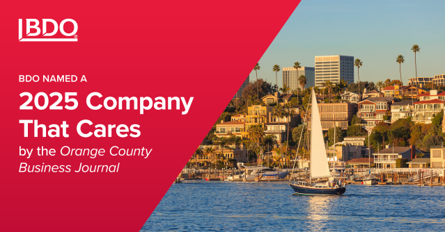 MattKBecker's tweet photo. Congratulations to @BDO_USA’s Orange County office on being named a 2025 Company that Cares by the Orange County Business Journal. #BDOProud https://t.co/QQx6Cz3Pku https://t.co/KuhVgLOlWr