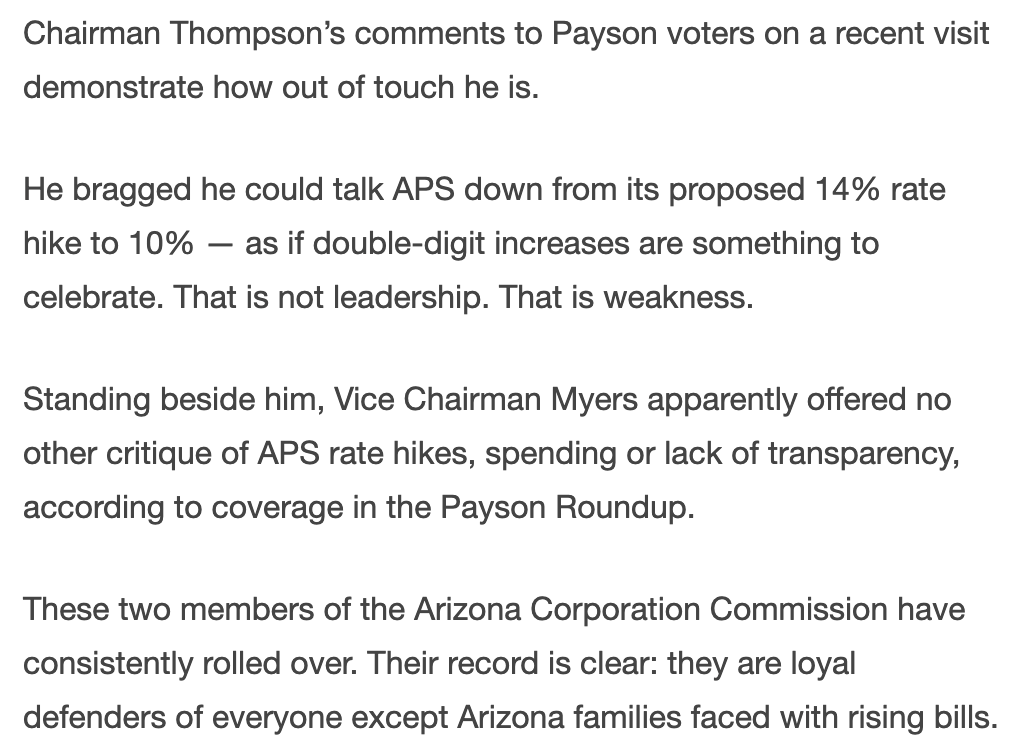 votehillaz's tweet photo. Calling double-digit rate hikes a “win” shows how broken utility oversight has become. I’m running for ACC to bring real expertise and real accountability. Read more here: https://t.co/QsnVhILtBy https://t.co/kGIPhELDW7