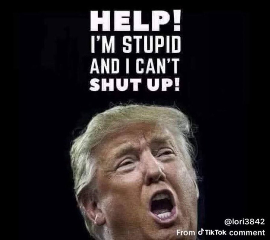 Donald Trump has warned that he might pull out of NATO if America's allies don't agree to its acquisition of Greenland.

The man-child will have a fit if he doesn’t get what he wants!! 

FUCKING EMBARRASSING!!