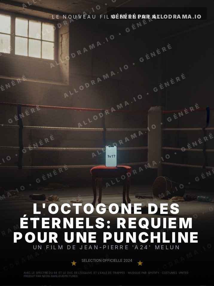 flashbackAIoff's tweet image. En 2026, dans une banlieue figée dans le temps, trois légendes du rap s'essoufflent dans des querelles millénaires qui ne font plus vibrer que les algorithmes. Pendant ce temps, un patriarche musclé refuse obstinément de vieillir, préférant les octogones numériques et les défis…