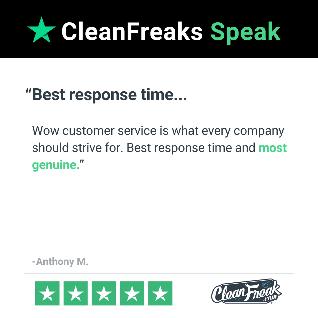 ⭐ 𝐂𝐥𝐞𝐚𝐧𝐅𝐫𝐞𝐚𝐤𝐬 𝐒𝐩𝐞𝐚𝐤

Thanks to Anthony M. for the kind words!

This is the standard we strive for every day. When you reach out, you’re talking to real people who care about getting you the help you need — fast.

Read more reviews: bit.ly/3MXebno