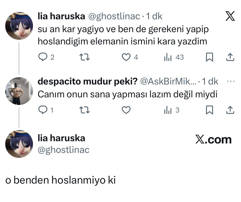 nefesim kesildi biliyo musun