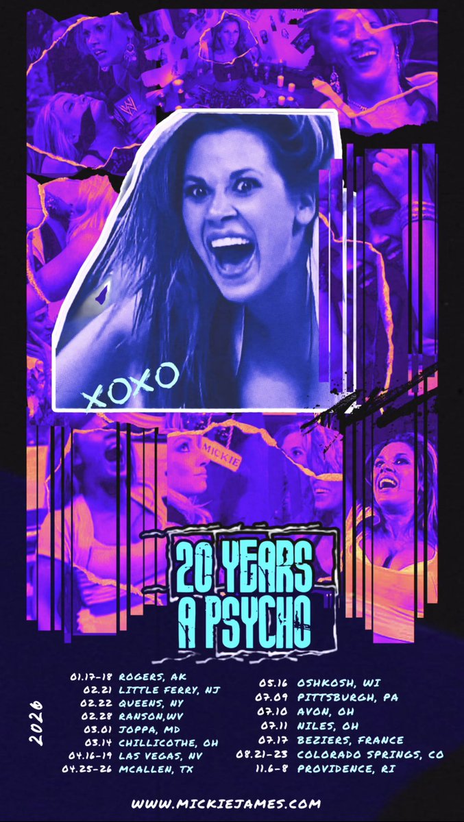 MickieJames's tweet photo. 20 Years. Still Psycho. 🤪
🔗 https://t.co/2G0veaWwPG https://t.co/8NH1l8jMy2
