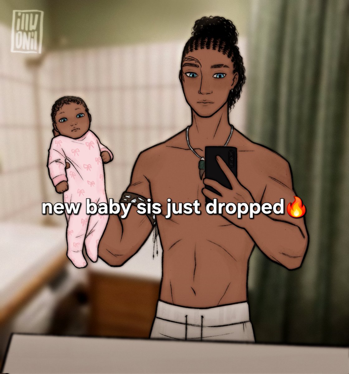 illwonil's tweet image. #Avatar3 #AvatarFireAndAsh
#Aonung &amp;amp; #Pril but human AU