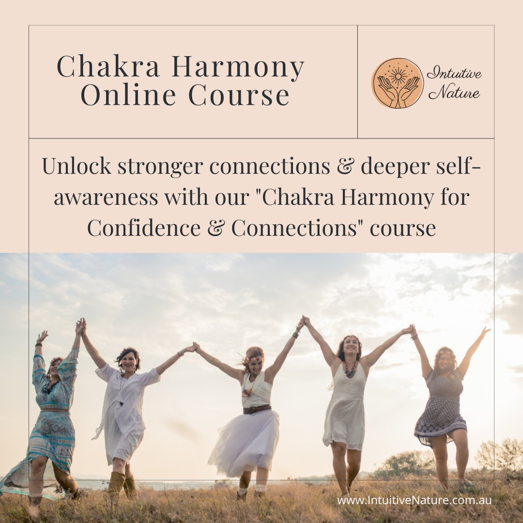 IntuitiveNature's tweet image. Unlock stronger connections &amp;amp; deeper self-awareness with our "Chakra Harmony for Confidence &amp;amp; Connections" course. Learn how balanced chakras can improve your communication and boost confidence. Overcome common communication hurdles and express tinyurl.com/2y5ucpv4[...]