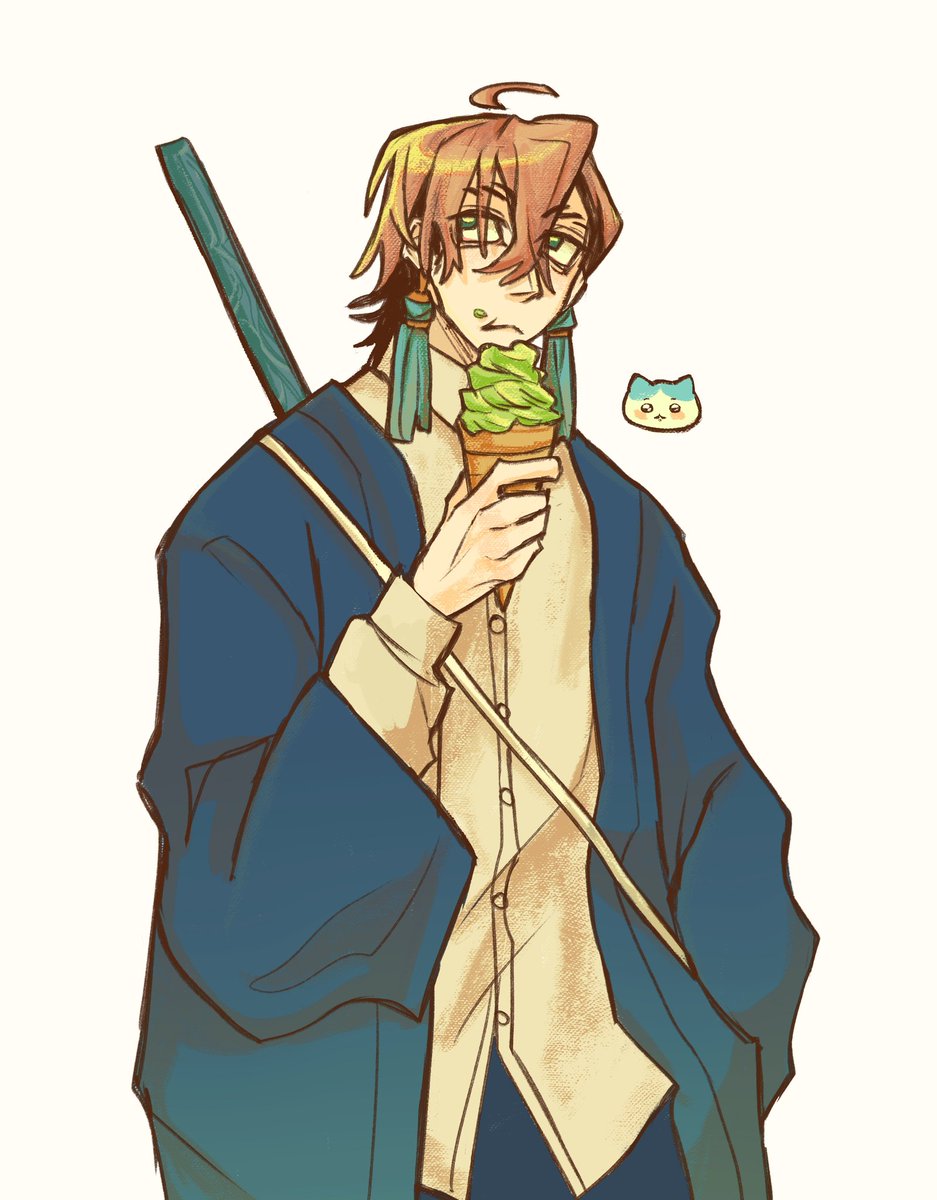 Zanka w green enough ice cream