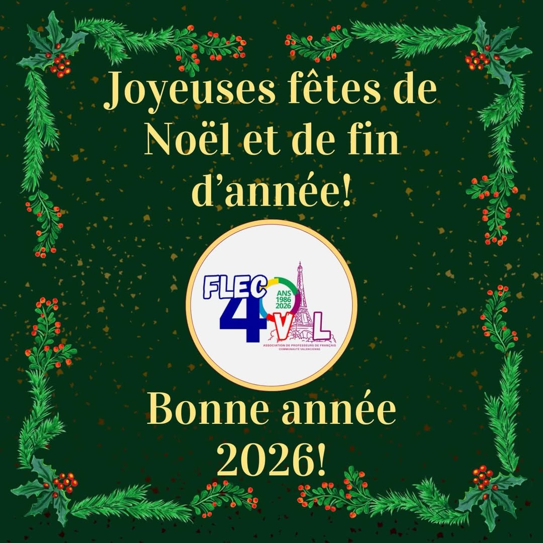 FLECOVAL's tweet image. Joyeuses fêtes et nos meilleurs vœux pour 2026 de la part du Bureau de FLECOVAL