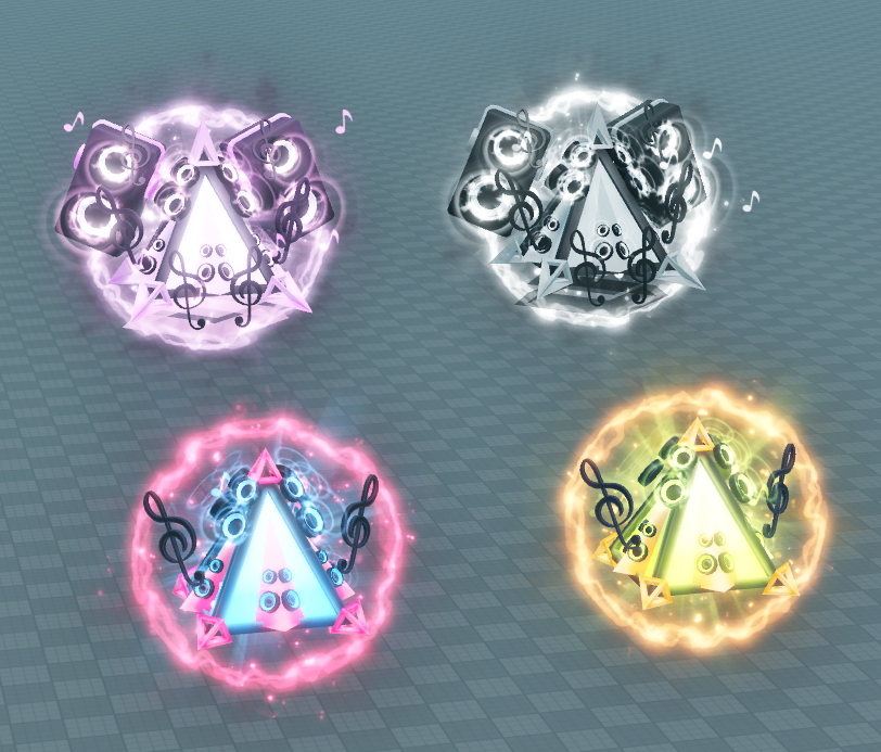 My Cyber Pyramidium model featured in Bubble Gum Simulator INFINITY's Dark Circus Update!