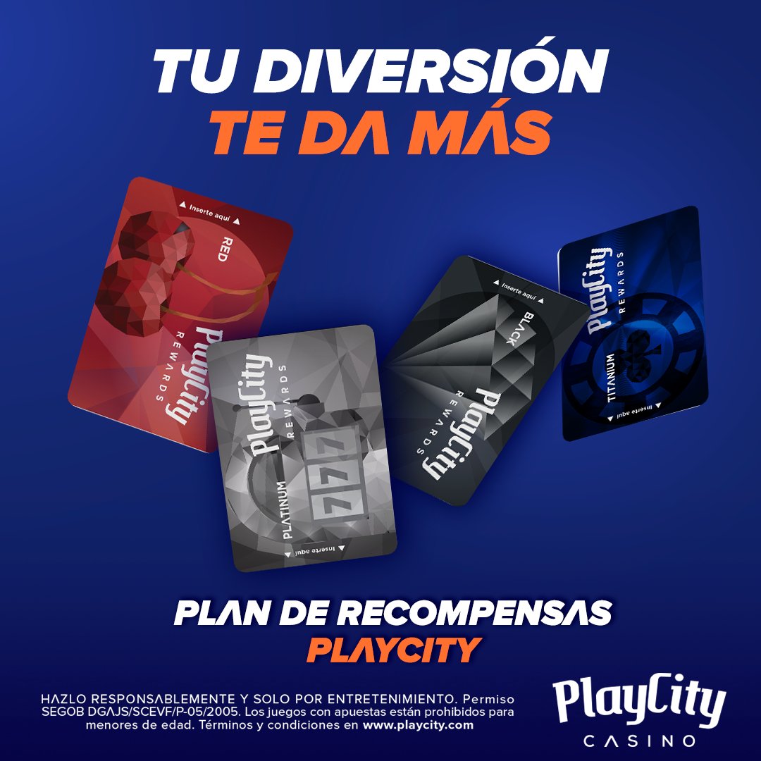 El Plan de Recompensas PlayCity suma beneficios mientrás más disfrutas en sala, afíliate en tu sala más cercana: playcity.com/sucursales

#PlayCity #RecompensasPlayCity