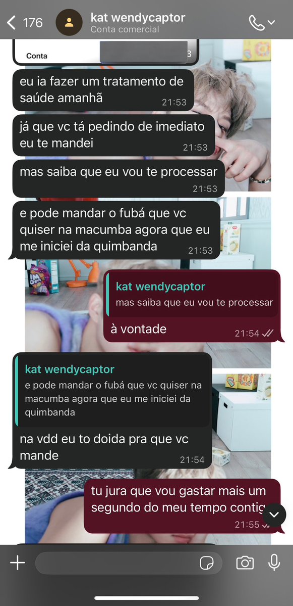 joysuscristo's tweet image. feedback NEGATIVO pra Kat @na_tokkyuu0813 (@wendycaptor) por grosseria, querer me forçar a repassar/abandonar meus itens, me ameaçar de processo e ameaçar fazer macumba contra mim por pedir reembolso.