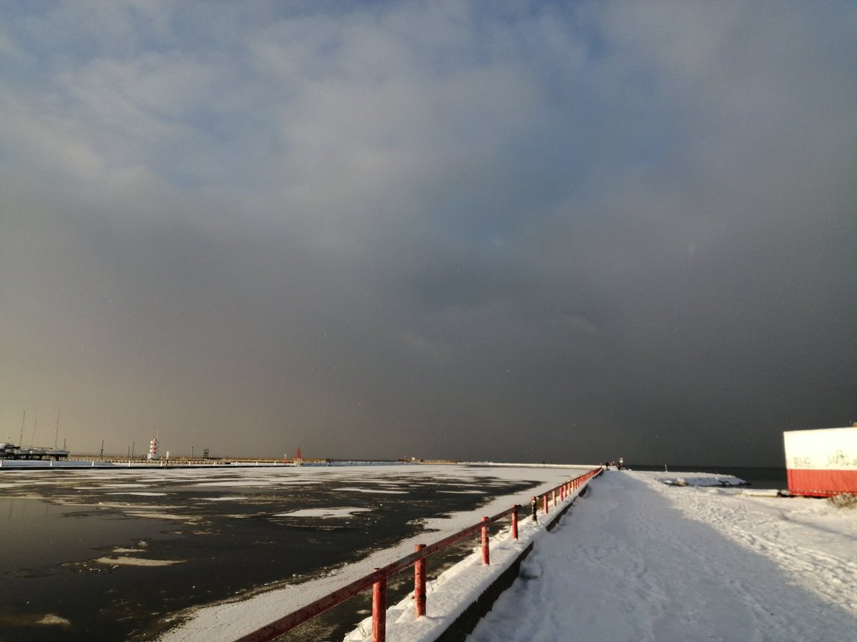 La luce del mar baltico a gennaio.