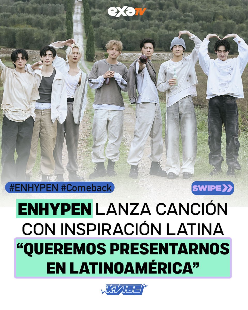 kvibeoficial's tweet image. ✨@ENHYPEN mira hacia Latinoamérica con “Stealer”.✨
La gran sorpresa dentro de THE SIN: VANISH, fue “Stealer”, pues es la primera canción de ENHYPEN que toma como inspiración los ritmos de la música latina.😱
Cuando le preguntamos a los miembros sobre la especial conexión que…