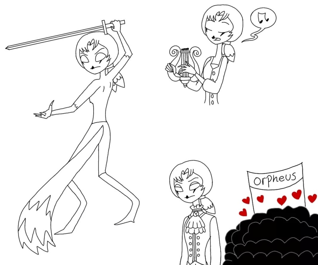 drawingrebecca's tweet photo. orpheus goetia, sketches (firstborn au)...

#HelluvaBoss #goetia #helluvaoc https://t.co/xFi77VElZp