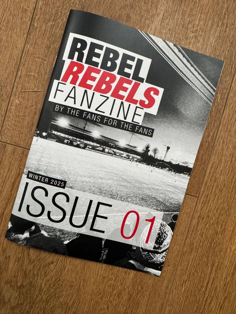 📖 A successful first edition. 
1️⃣ 50 copies sold out in a few hours.
Thanks to all 🔴⚪ #RebelRebels
#ByTheFansForTheFans