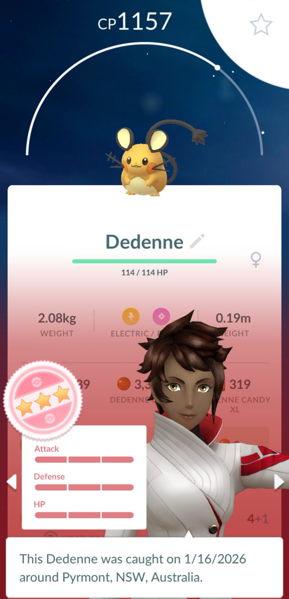DebbietheAussie's tweet image. A wild hundo mouse 💯 👀💛🖤💛 #PokemonGO  #nundo
