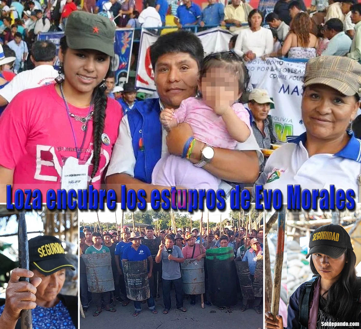 SoldePando's tweet image. EL SECUAZ QUE OBLIGA A LOS COCALEROS PONER EL PECHO POR EL PEDERASTA |Hizo bautizar a la hija de la adolescente estuprada. Y usaba la vagoneta de la Gobernación de Cochabamba que Canelas “donó” a la familia de la otra concubina infantil del jefe cocalero…
soldepando.com/loza-encubre-e…