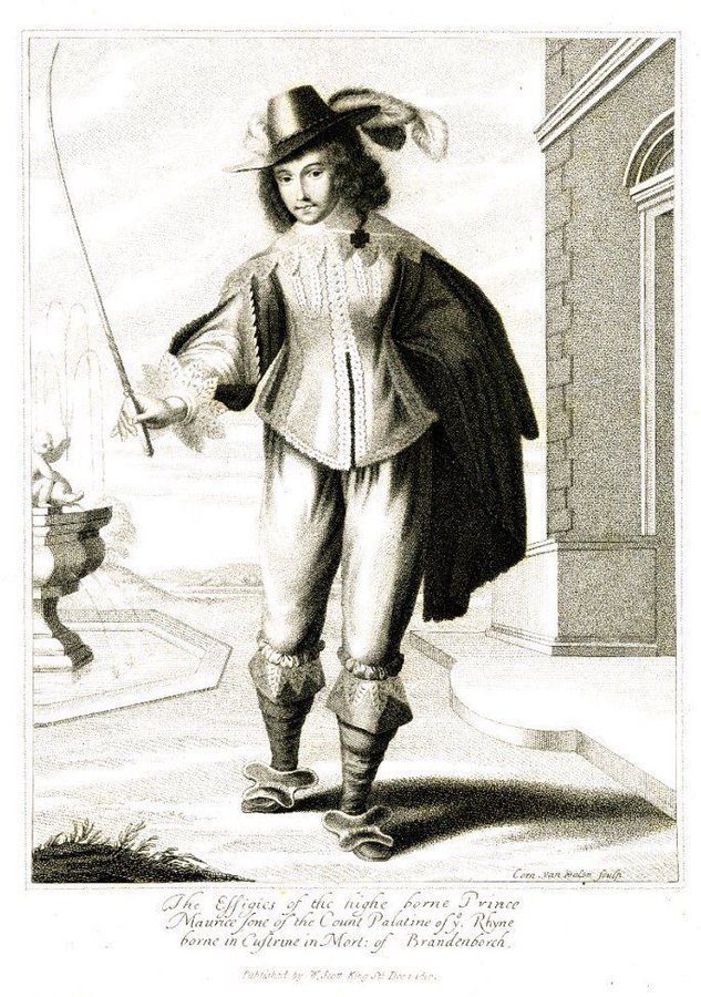 jdmccafferty's tweet image. 16 Jan 1621: b. Maurice, 5th child of Elizabeth of #Bohemia &amp;amp; Frederick V at Kustrin on Oder #otd (BM)