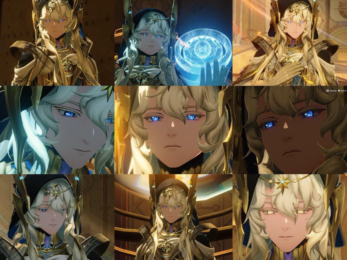 lanxre's tweet image. The amount of detail that goes into wuwa npcs is INSANE. This is literally the most beautiful man in the game to date, and he’s locked in npc prison.