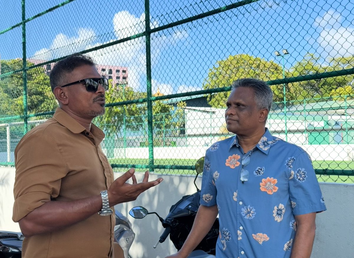 AmnaShath's tweet photo. Male City MDP Mayoral Candidate Mayor @adamazim &amp; Thinadhoo City MDP Mayoral Candidate Mayor @SaudAli_1516 

Congratulations 🎉💛👏 https://t.co/xtXTqkMbF0