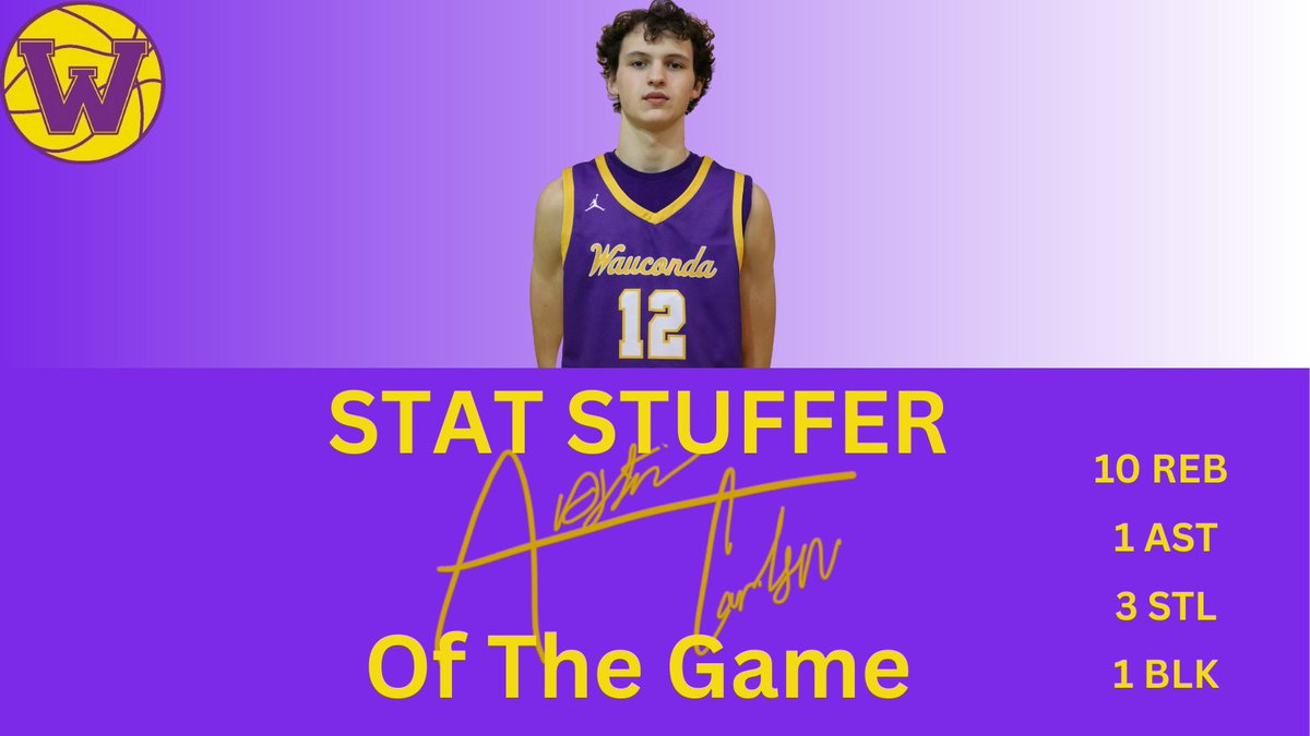 GOWHS_BoysBBall's tweet photo. @PrepHoopsIL @HardwoodPrepsIL @ILHoopProspects @GoWHSAthletics @GOWHS_StudSec @jburs2 Congrats to junior forward Austin Carlsen on another stat stuffing, double-double performance! Keep up the good work. https://t.co/KX6CrBgKHf